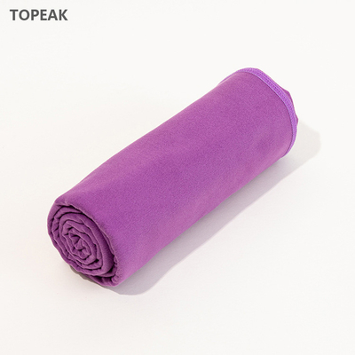 De toalha super absorvente da camurça de Microfiber da ioga anti deslizamento com Mesh Bag 1.6m